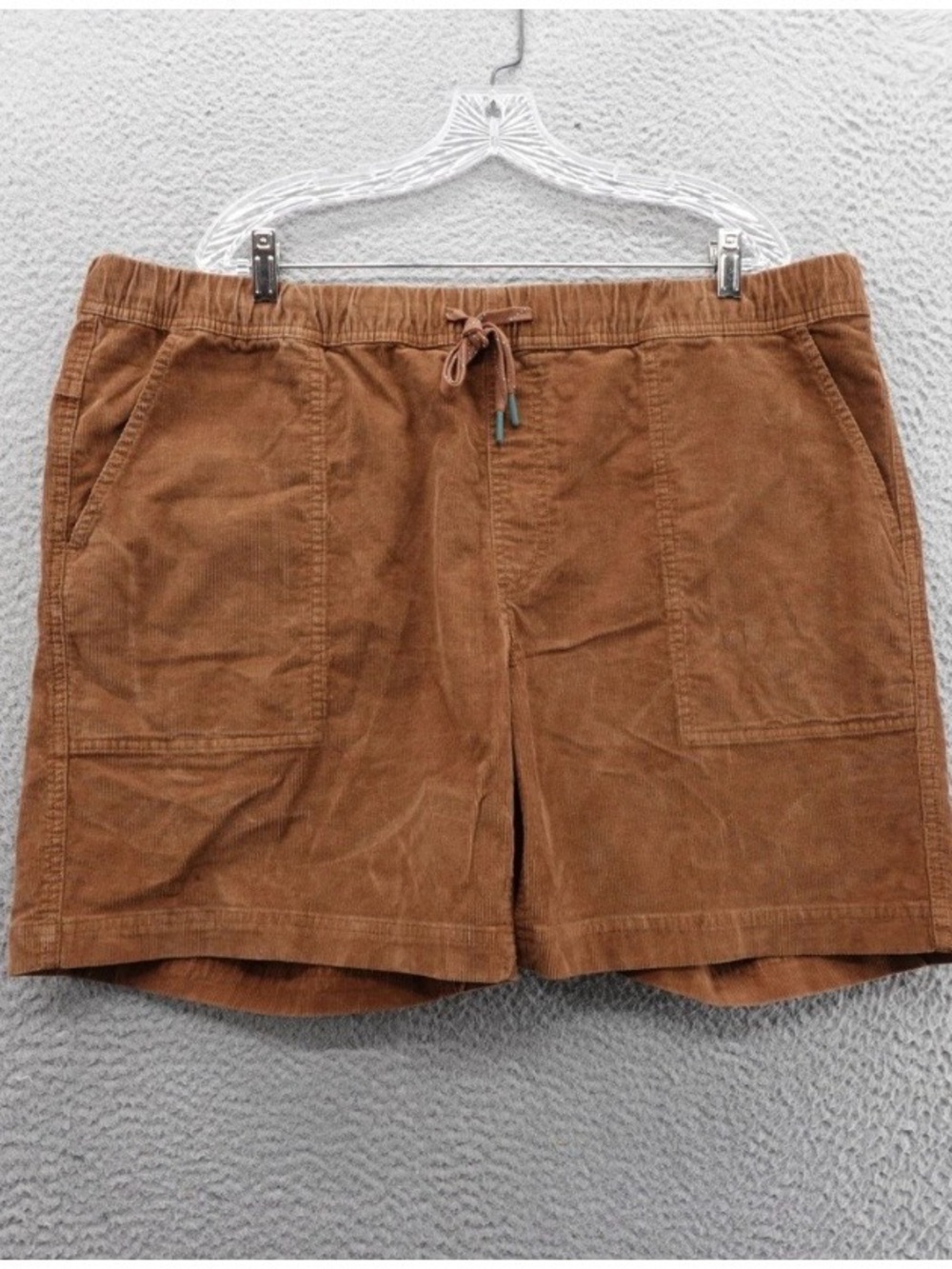 Alpine Design Mens’s XXL Mad hike Corduroy Drawstring Men’s Shorts - Brown